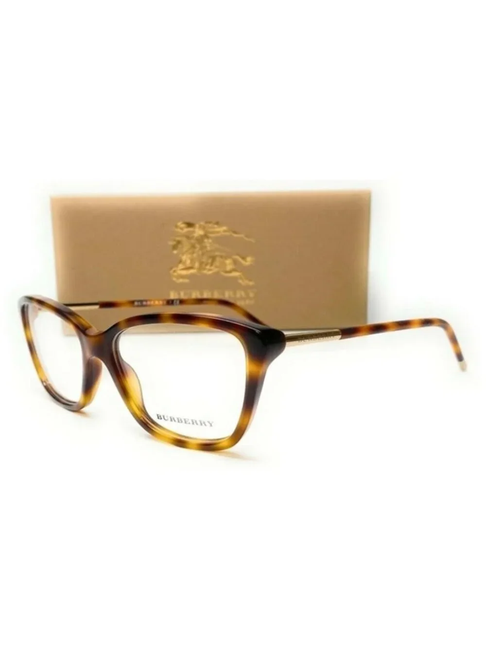 New Burberry Women Havana Eyeglasses  52- 15-